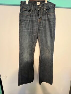 Hudson Briggs Straight Leg Jeans Size 29 Dark Wash Premium Denim